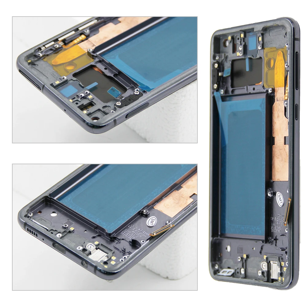 AMOLED S10e Display With Frame, For Samsung Galaxy S10E G970 G970F G970U LCD Display Touch Screen Digitizer Replacement Part