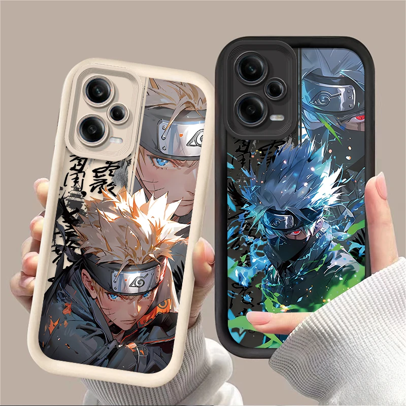 N-NARUTO-S Matte Phone Case For Xiaomi Redmi Note 13 14 12 11 Pro Plus 5G 12S 11S 10S 10 9 Redmi 14C 13C 12C 12 4G A3 A3X Etui