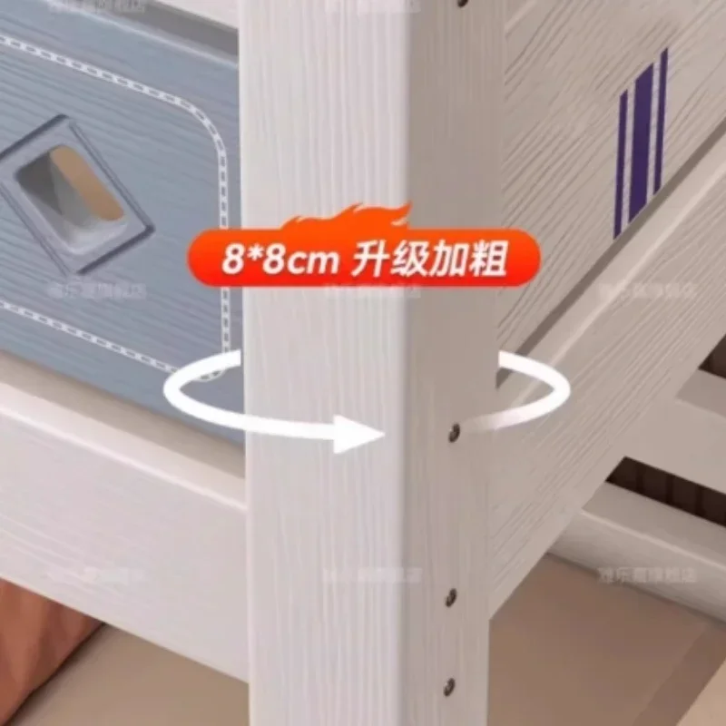 120x150 سنتيمتر الملكة حجم سرير بطابقين كامل الإطار الفاخرة مع مرتبة تخزين سرير أطفال علوي لحديثي الولادة كاما كاسال أثاث غرفة نوم #5