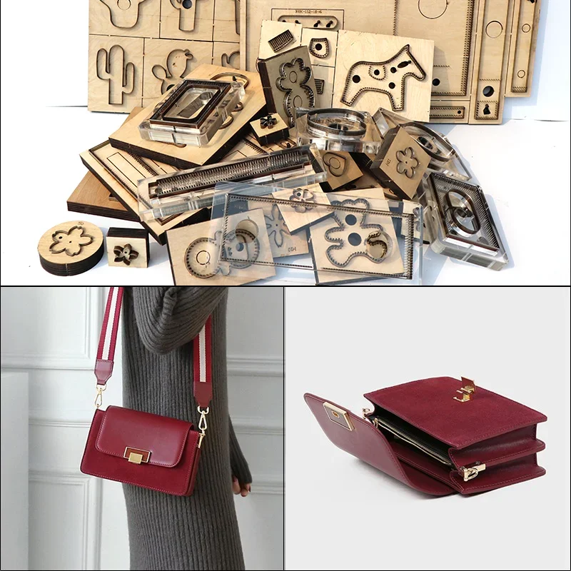 

Japanese steel knife mold hand leather diy ladies shoulder bag cross body bag organ bag knife mold hand leather tool knife mold