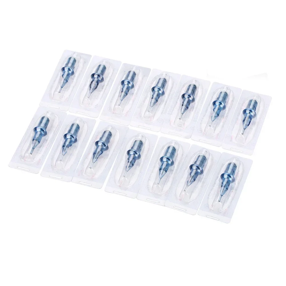 Aghi permanenti sterilizzati monouso 3RS/5RS/7RS/9RS/11RS/14RS/18RS dell\'ago del tatuaggio 10pc per la penna rotativa del tatuaggio