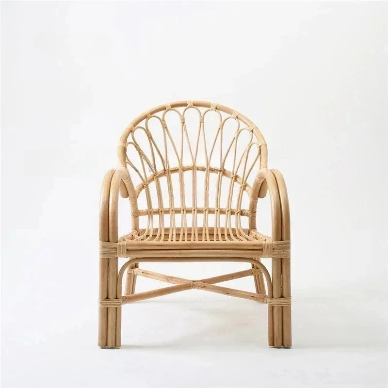 

Modern Furniture Dining Chair Kitchen Dining Chairs Designer Rattan Armchair Rattan Coffee Table Leisure Handmade Chair
