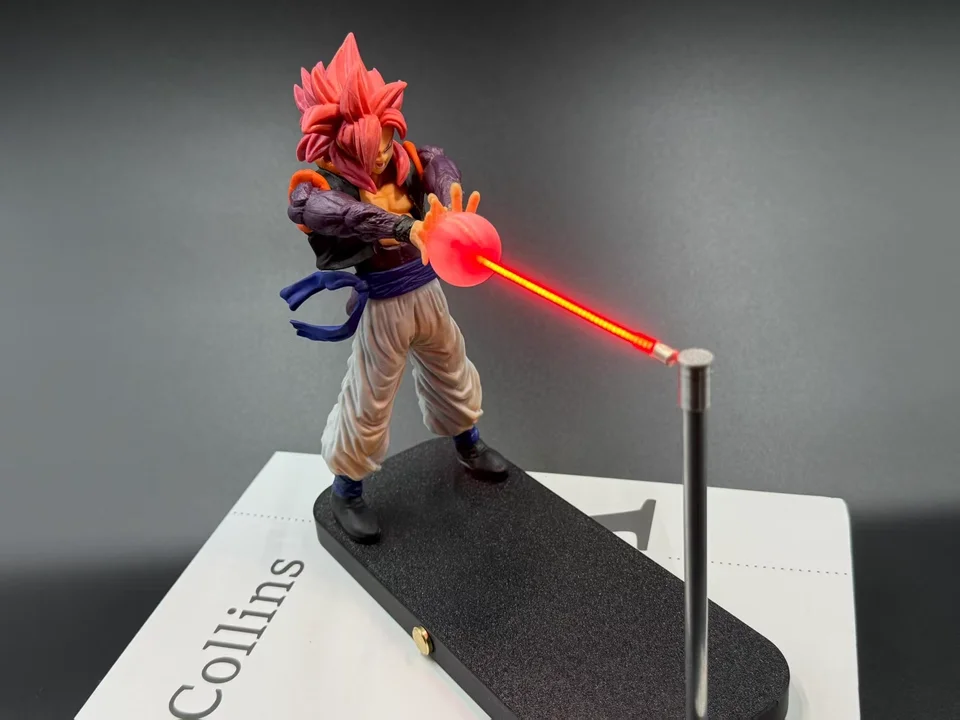 Recharged Magnetic Levitating Gogeta Led Touch Night Lamp Anime Desk Light Figure Floating Collectible Super Saiyan4 Gogeta Gift