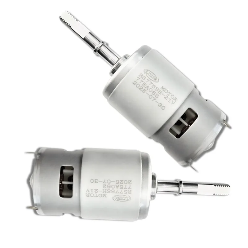 21 فولت 775 محرك منفاخ الثلج الكهربائي، بطارية ليثيوم تعمل بالطاقة آلة نفخ أوراق الحديقة المحرك، ملحقات منفاخ الثلج