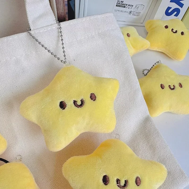 Yellow Little Star Pendant Keychain, Cute Gift