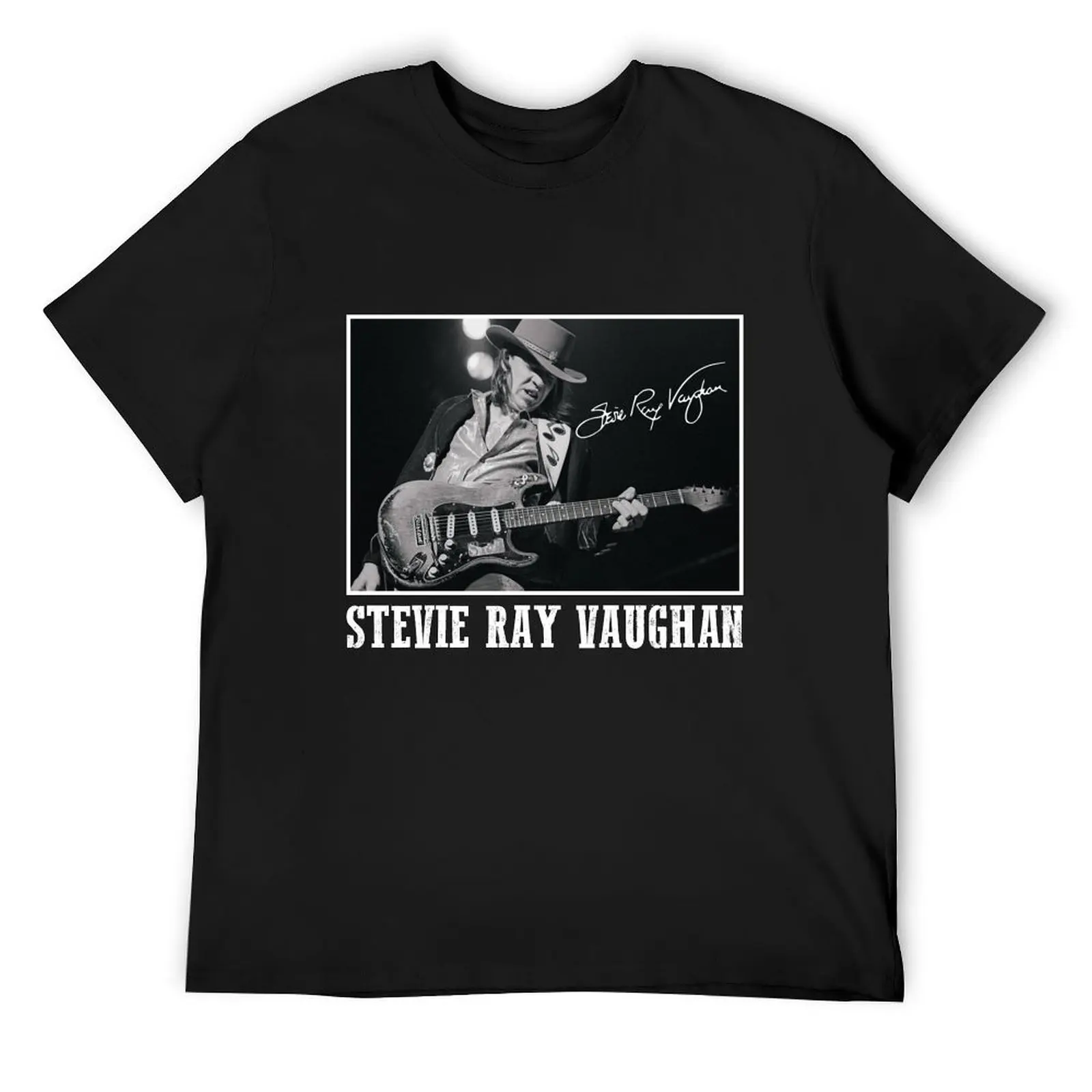 

Retro Style Stevie Ray Vaughan T-Shirt summer top plus size clothes oversizeds vintage graphic tee men t shirts high quality