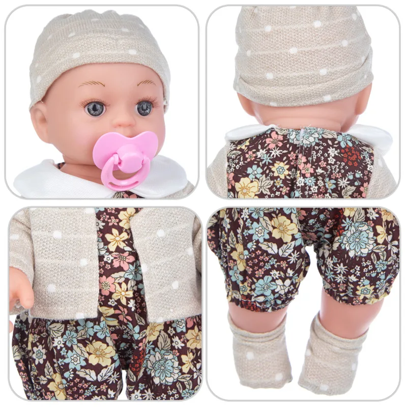 30CM Body Soft Lifelike Simulation Reborn Dolls Toy Handmade Lovely Sleeping Children's Birthday Christmas Gift NEW