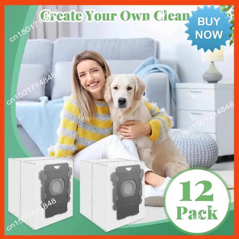 BISM Sacchetti per aspirapolvere di ricambio per Irobot Roomba I7+, I8+, I3+, I4+, I5+, I6+, I1+, S9+, S9 Plus, I, S, J, Series Essential