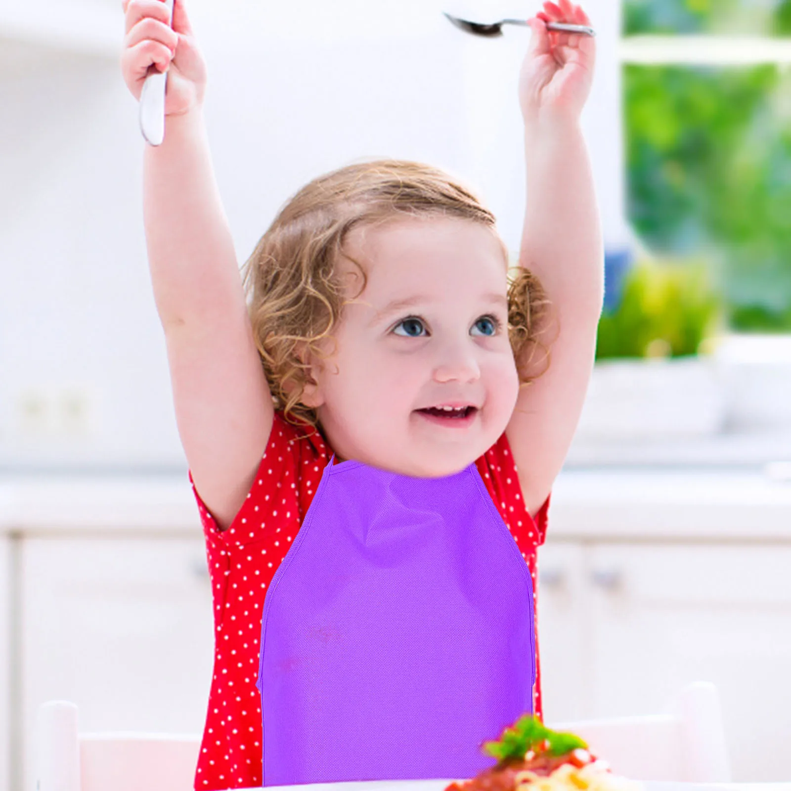 

24 шт. детские художественные фартуки, водонепроницаемые многоразовые детские фартуки 12 цветов, легко чистящийся фартук для малышей для рисования барбекю, поделок, мероприятий