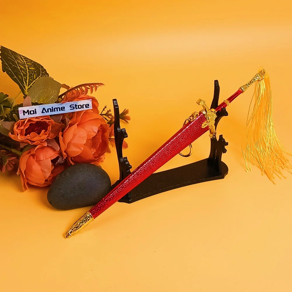 8.6インチメタルエルデンカタナブレードスチールアニメ忍者ナイフオリジナル侍刀鉄刀実物大日本刀おもちゃギフト