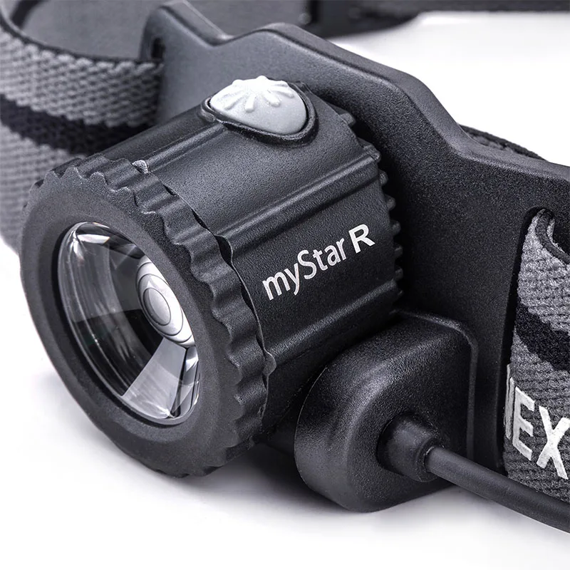 Nextorch MyStar R Spot/Flood Dual-light Headlamp, 760 Lumens 220m Beam Range, 3000mAh / AA Battery, 360° Rotational Focus Ring