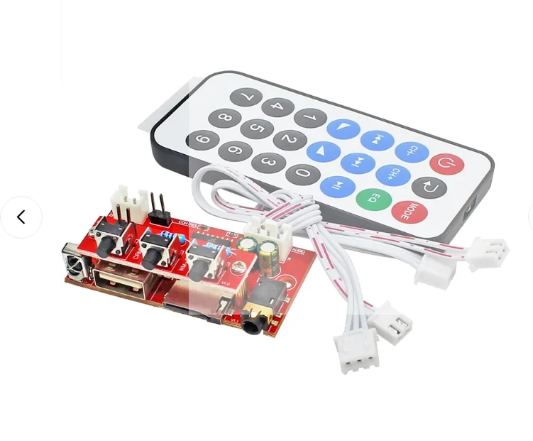 WAV lossless MP3 decoding board, high-fidelity TF card, USB flash drive, AUX audio player, diy audio box modification module