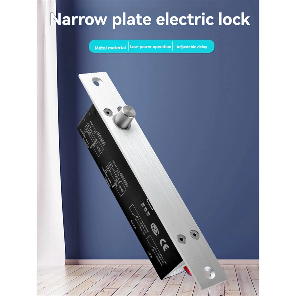 Y03A DC12V نقر كهربائي ديدبولت 2000 كجم/4409 رطل قوة دائرة ضيقة من النوع لتعزيز الأمن اليومي