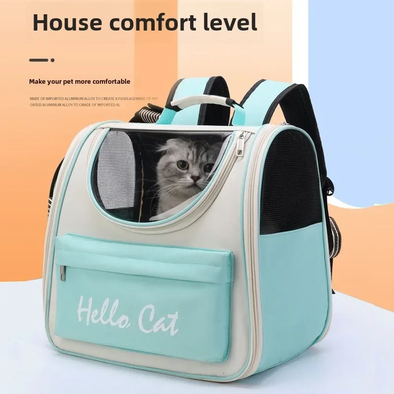 Cat Carrier Bags Windproof Outdoor Travel Backpack for Cat Small Dogs Transport Carrying Bag Cat Backpack Carriers with Cushion