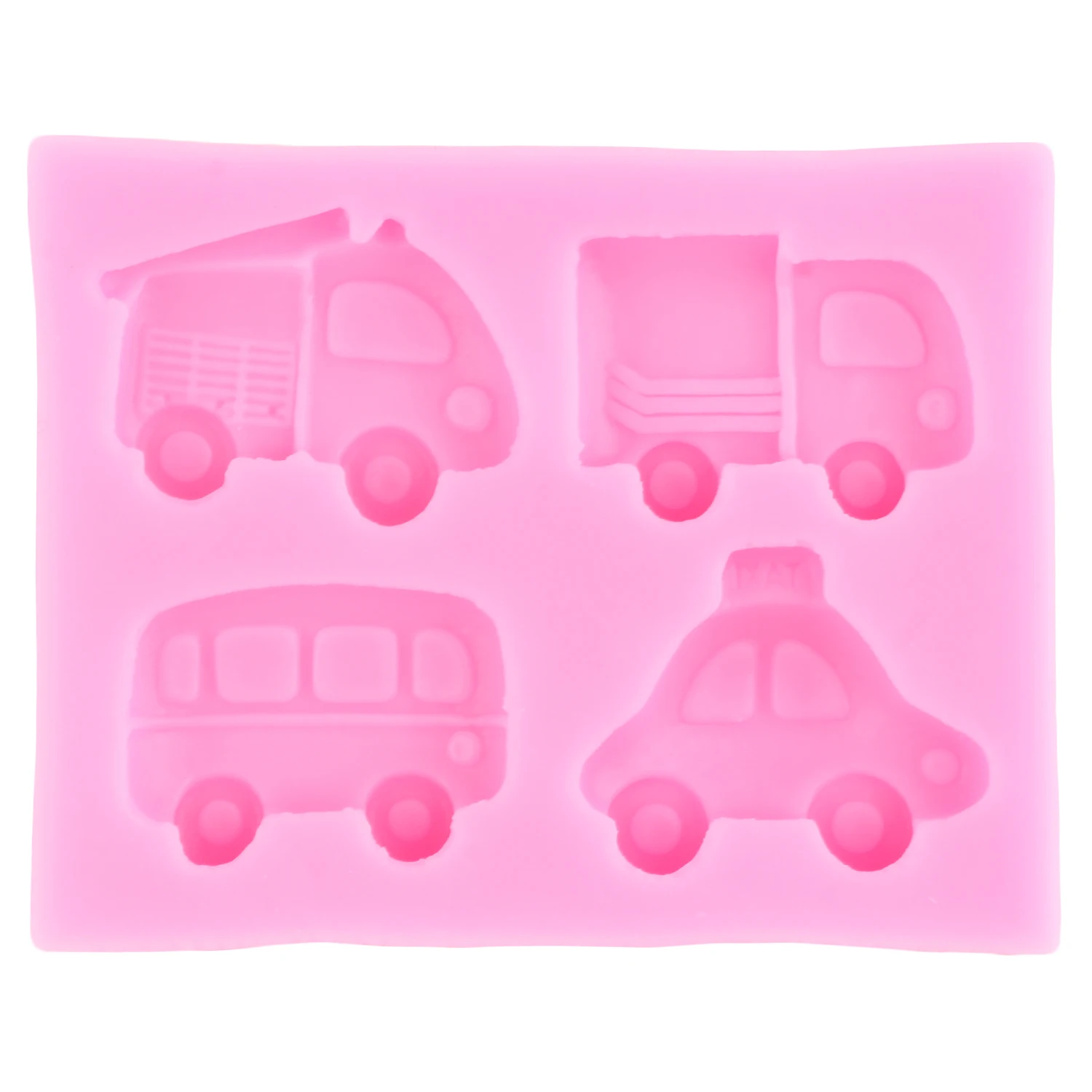 Car Silicone Mold Motorcycle Truck Fondant Molds Cake Decorating Tools Cupcake Topper Candy Resin Clay Chocolate Gumpaste Mould