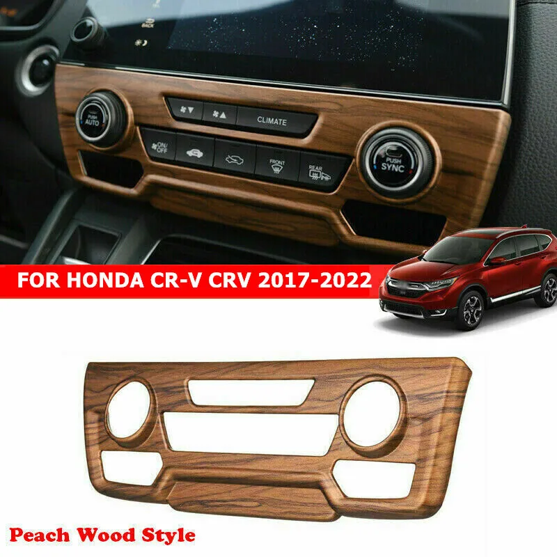 

PEACH WOOD GRAIN CENTER CONSOLE CD PANEL COVER TRIM FOR HONDA CR-V CRV 2017-2022