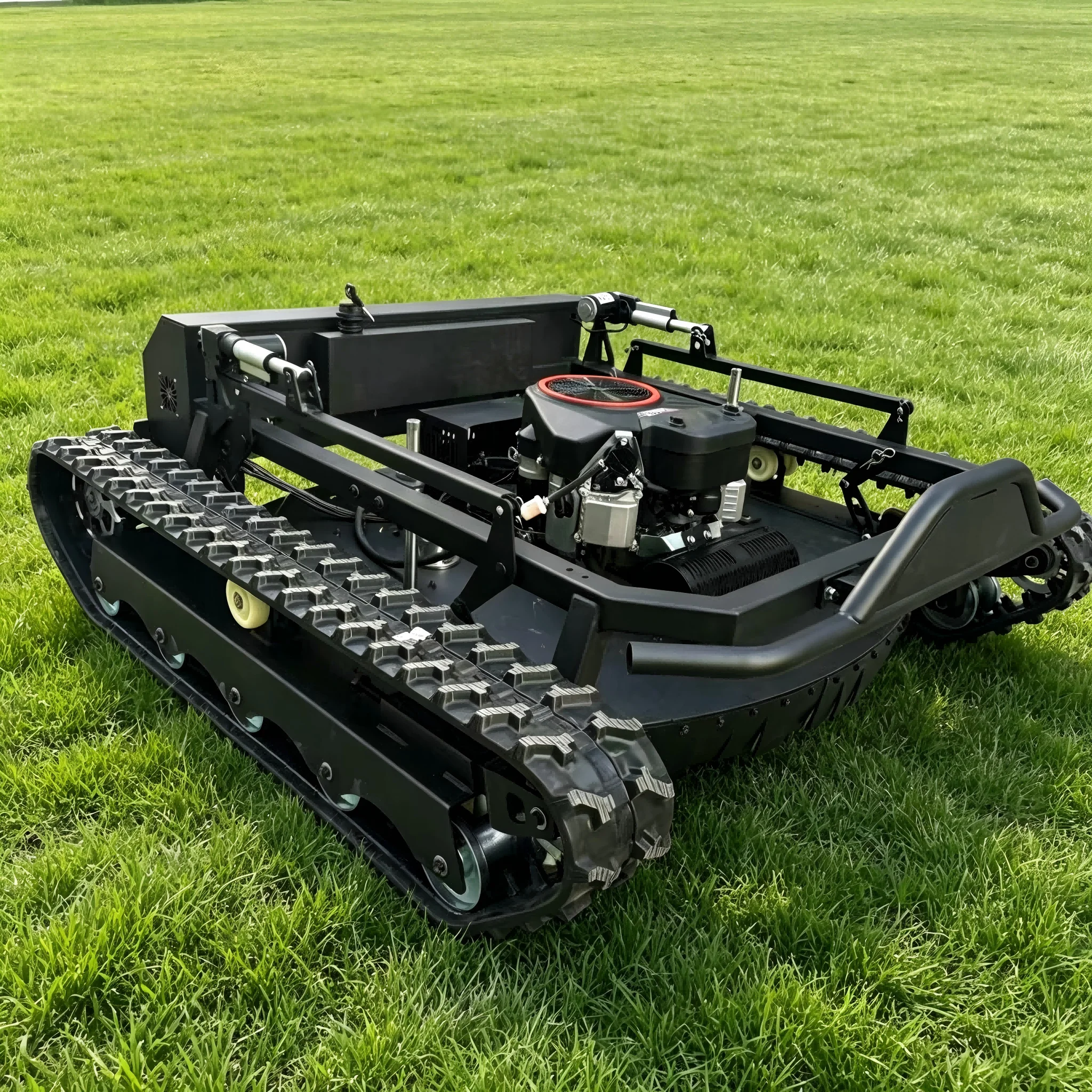 1200mm Crawler Lawn Mower Single Cylinder 1200W Self-Propelled 608cc 4-Stroke Engine Industrial Grade Petrol Customizable Mowing