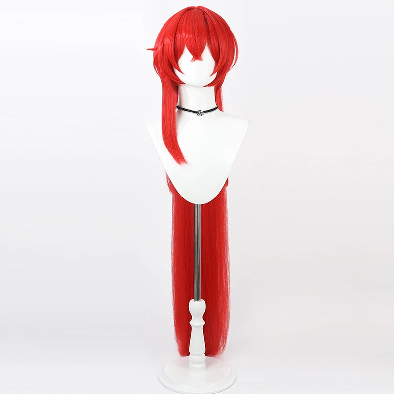 Anime Wuthering Waves Yinlin Cosplay Wig Halloween Carnival Party Props Synthetic Hair Heat Resistant Fiber + Wig Cap