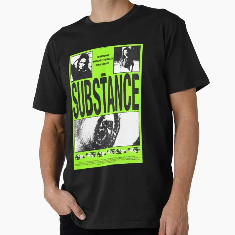 

The Substance 2024 Horror movie Gift t shirt 0501 Men's 100% cotton print O-Neck Short Sleeve Graphic clothes All size tee S-6XL