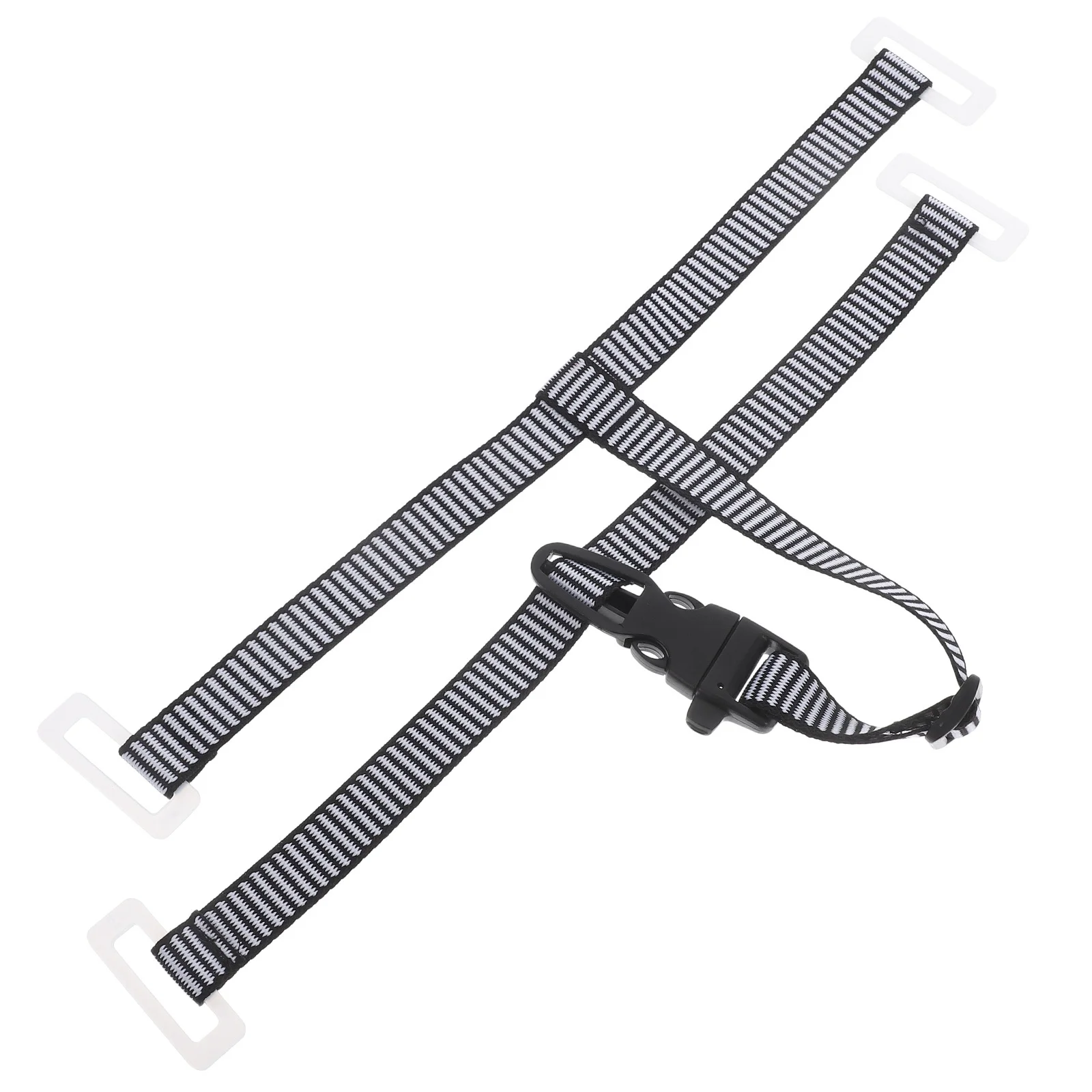 قبعة صلبة بحزام الذقن على شكل حرف Y ملحقات أمان قابلة للتعديل باللون الأسود قطعة واحدة من معدات الرفع شريط تثبيت بأربع نقاط