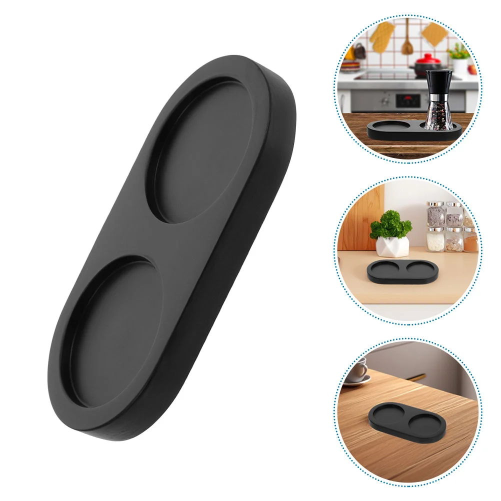 

Salt And Pepper Grinder Tray Wooden Tray For Kitchen Pepper Storage Tray Salt And Pepper Holder For Counter Wood Tray For Bottle