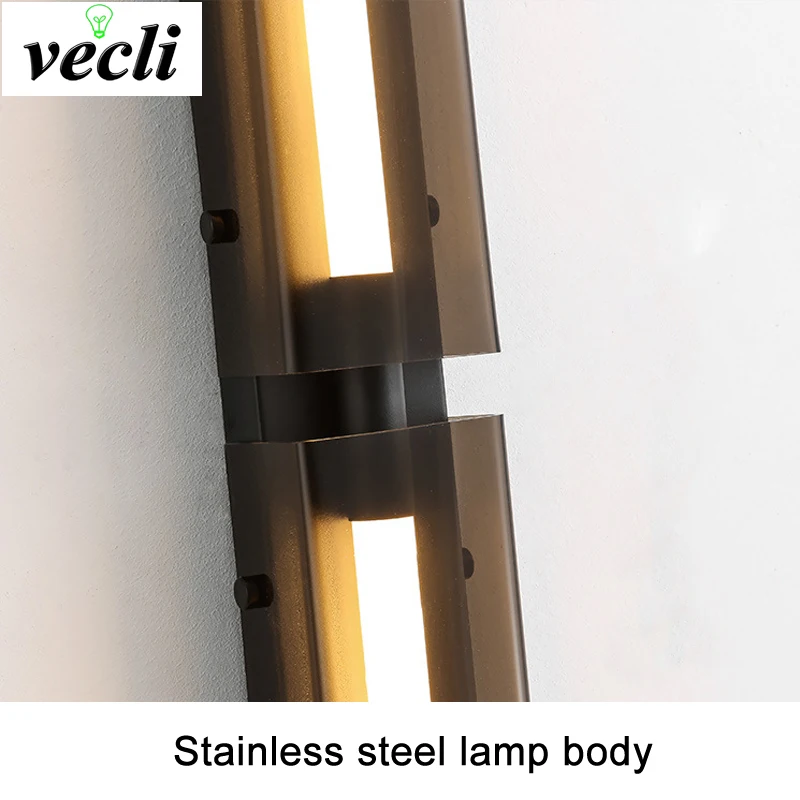 جديد الحد الأدنى الإيطالية الحد الأدنى الرجعية الخطي الحديد مصمم المحيطة ديكور الجدار الشمعدان لغرفة النوم وغرفة المعيشة لهجة أضواء الجدار #6