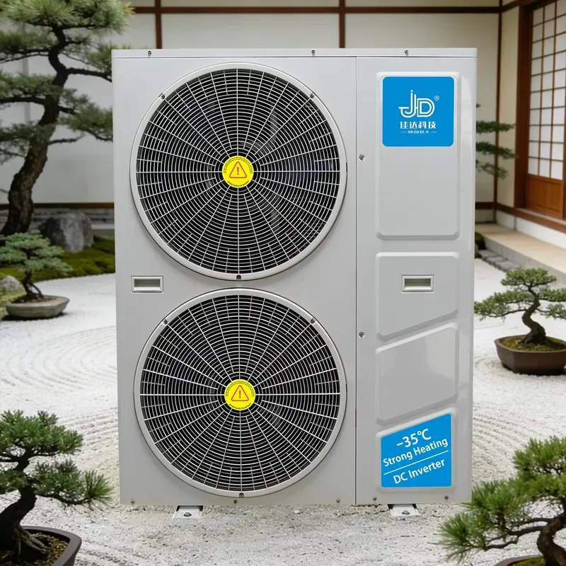 Air-Cooled and Air-Source Heat Pumps for Household and Commercial Use Multiple Sizes Cooling