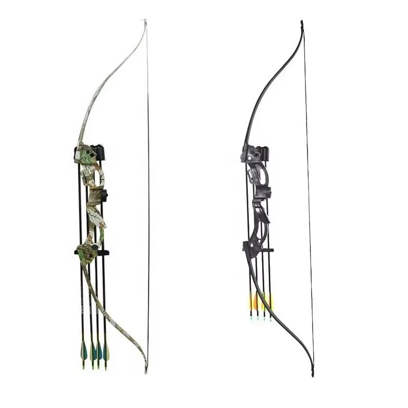 Straight-pull Recursive Bow with Arrow Set for Beginners Outdoor Shooting Training Archery Equipment