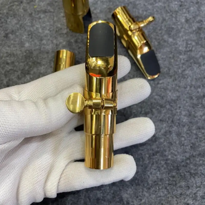 

Metal Mouthpiece Tenor Soprano Alto Sax Gold Mouth High-quality Mouth W/Ligature