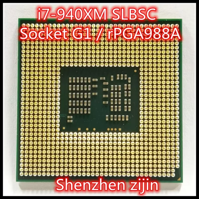 

i7-940XM i7 940XM SLBSC 2.1 GHz Quad-Core Eight-Thread CPU Processor 8M 55W Socket G1 / rPGA988A