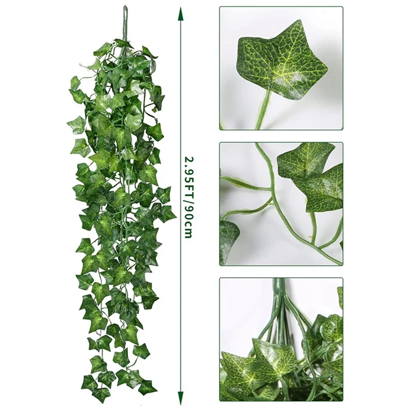 ABYN-6 Pieces Artificial Hangi - Artificial Hanging Plants recension och pris