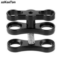 Aluminum Ball Clamp Mount for Underwater Diving Light Arms Tray System Photography Diving Camera Clip Adapter Bracket