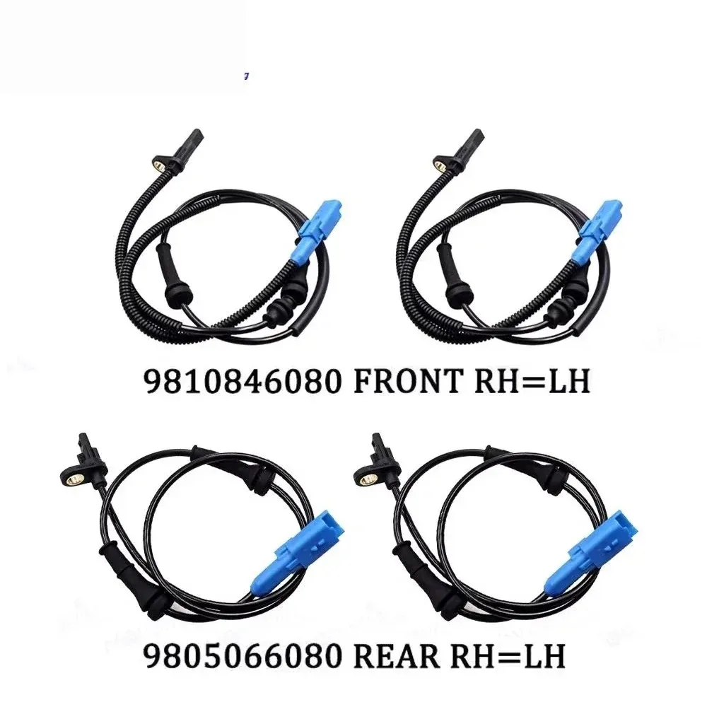 

1/2/4 Uds para Citroen C3 Aircross II III C4 Cactus Peugeot 207CC 208 1,2 T Sensor velocidad rueda lantera trasera ABS 9805066