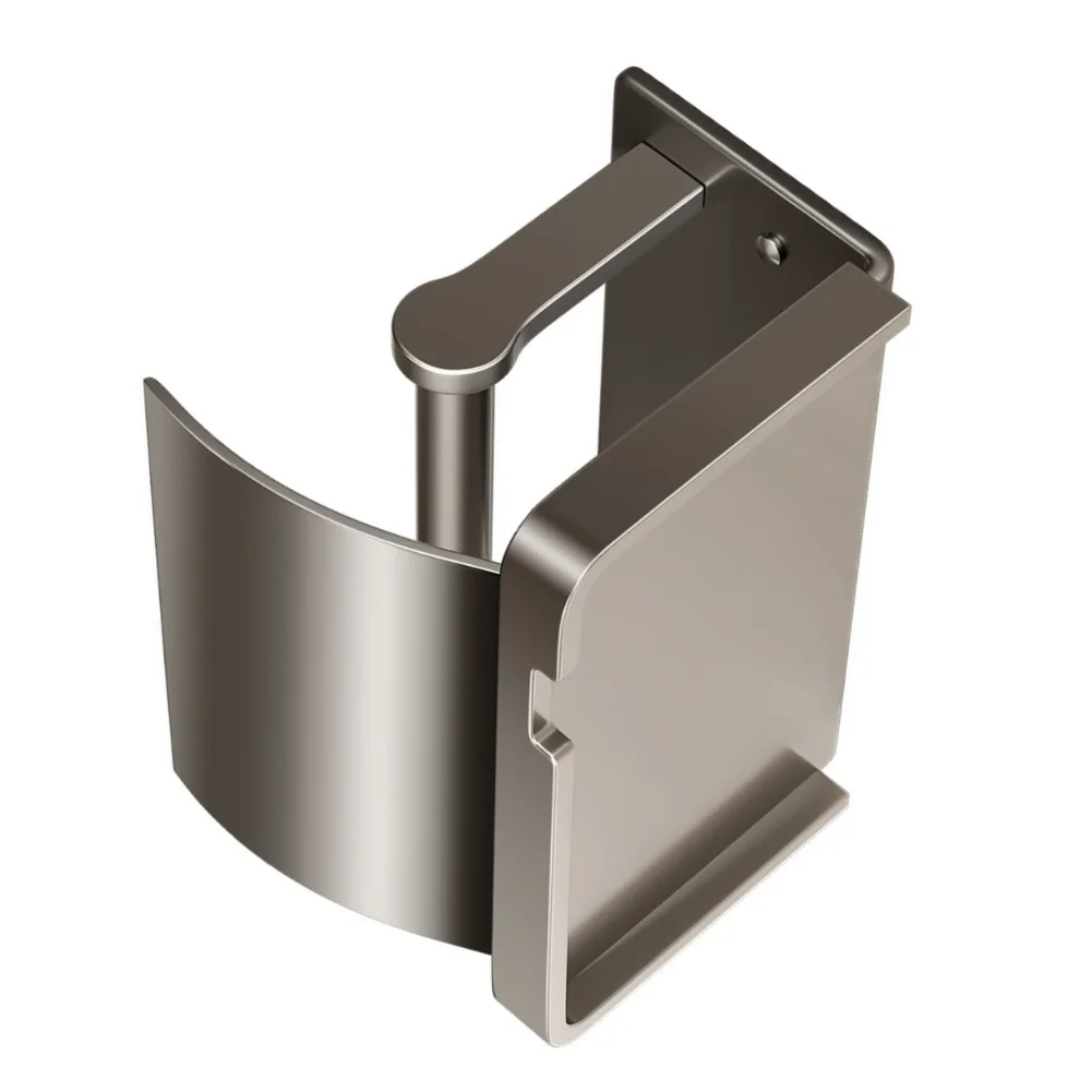 Aluminum Alloy Toilet Paper Holder Designed for Wall Mount in Bathroom with Waterproof Layer and Reliable Attachment