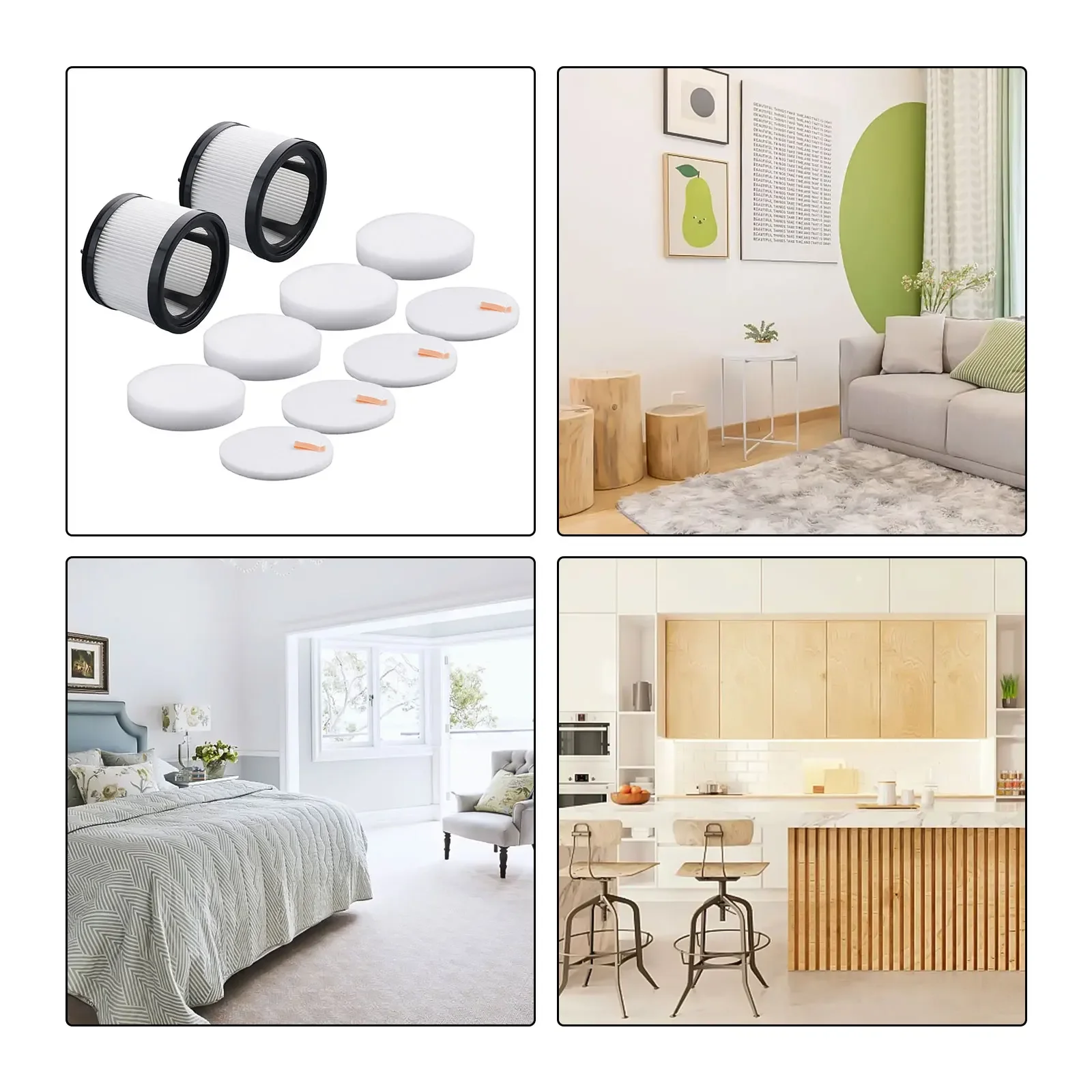 مجموعة مرشحات المكنسة الكهربائية المتوافقة مع مجموعة مرشحات المكنسة الكهربائية المتوافقة مع LVAC بأداء مثالي