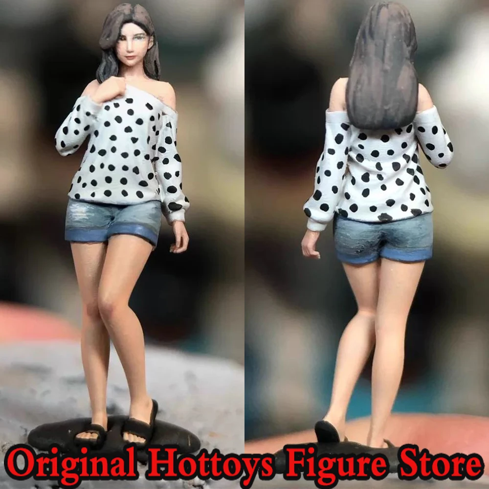 

Коллекционная фигурка-модель: Женщина-солдат в масштабе 1/64, темпераментная красавица, миниатюрная скульптура, полный комплект, около 2,7 см