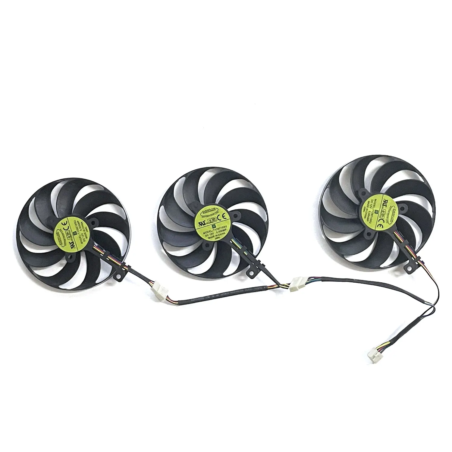 

T129215SU 87MM 7-pin DC 12V 0.5A graphics card fan For ASUS Rogers RX 5600 XT 5700 5700XT RX5700 graphics card cooling fan