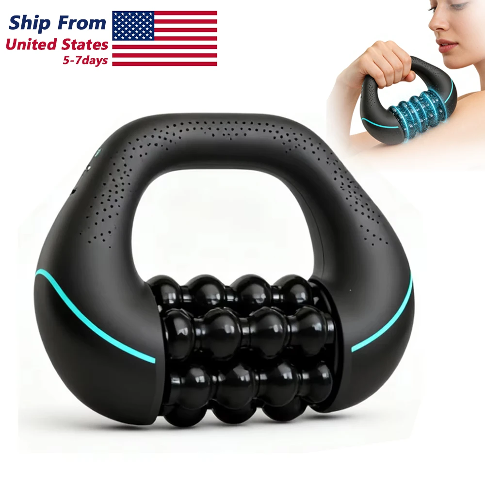 Handheld Deep Muscle Massage Roller with Vibration