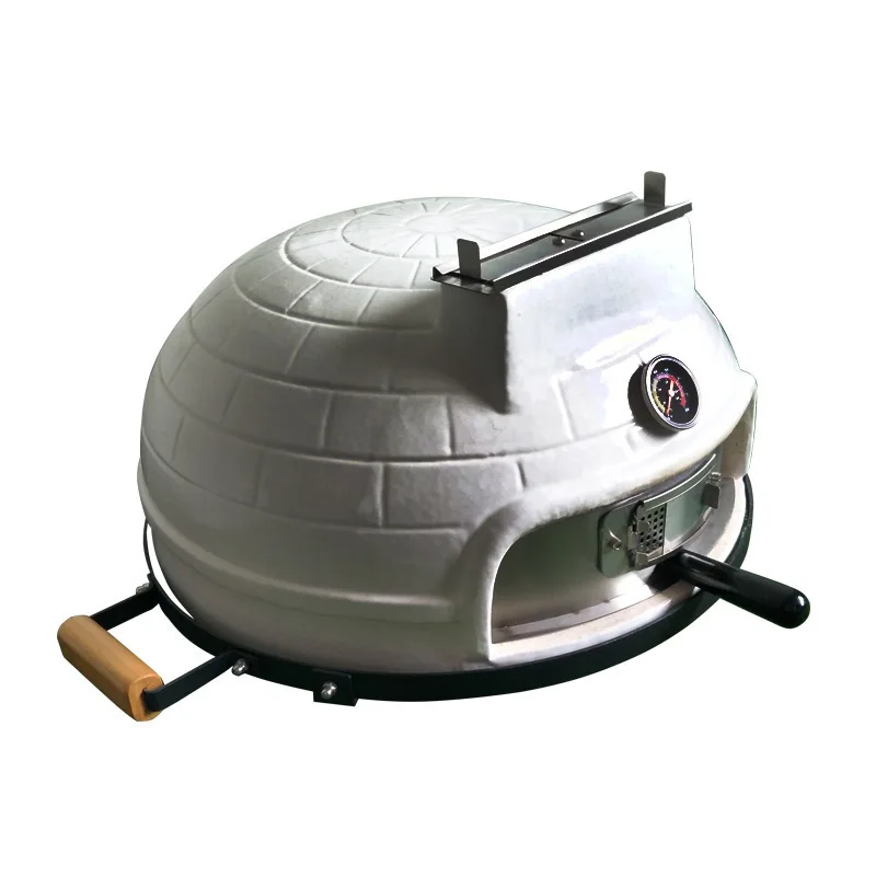 شواية شواء خارجية من السيراميك لسطح المكتب من نوع المدخنة الخارجية #2