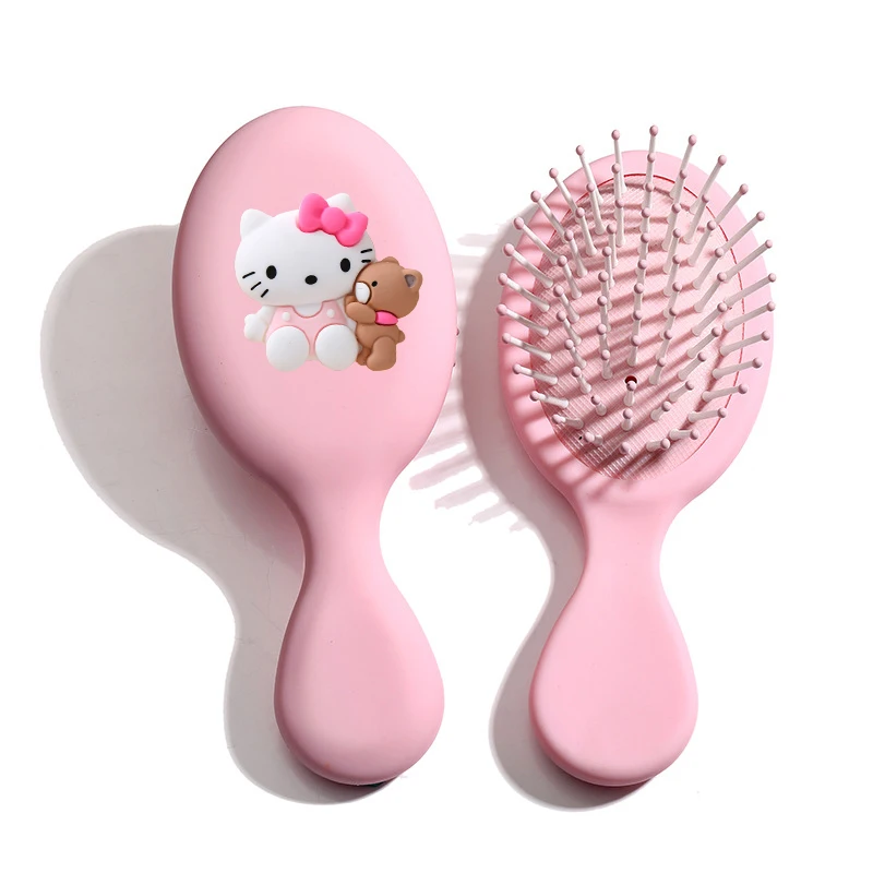 Sanrio Kuromi Cinnamoroll Massage Comb Gasbag Anti Static Hair Air Cushion Hairbrush Curly Hair Brush Hairdressing Styling Gift