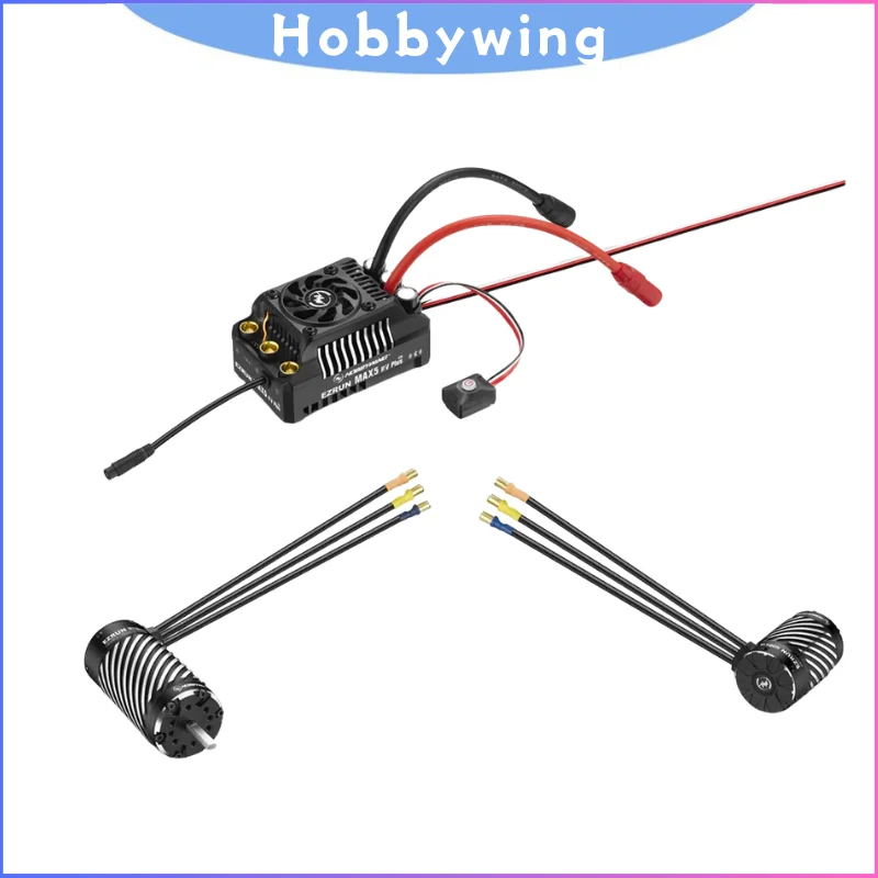 HOBBYWING EZRUN MAX5 HV PLUS G2 500A ESC 5690 56118SL Двигатели с сенсорным бесщеточным комбинированным двигателем для 1/7 1/8 RC Модель автомобиля Багги Аксессуары