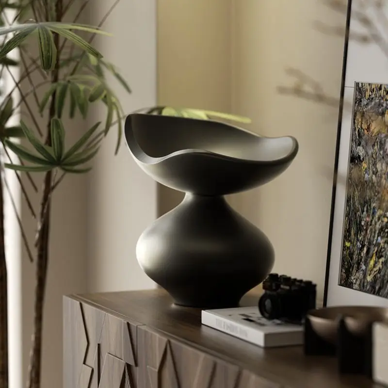 xx-Multi-functional Resin Vase Ornaments Key Remote Control Storage Crafts Livingroom Entrance Foyer Vase Storage Decoration