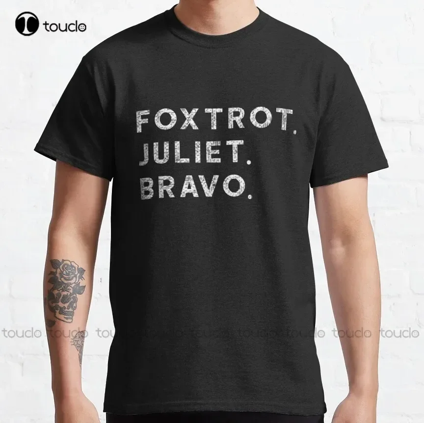 Fjb Foxtrot Juliet Bravo Biden Hashtag Pro America Us Funny Classic T-Shirt Men'S T Shirts Custom Aldult Teen Unisex Xs-5Xl