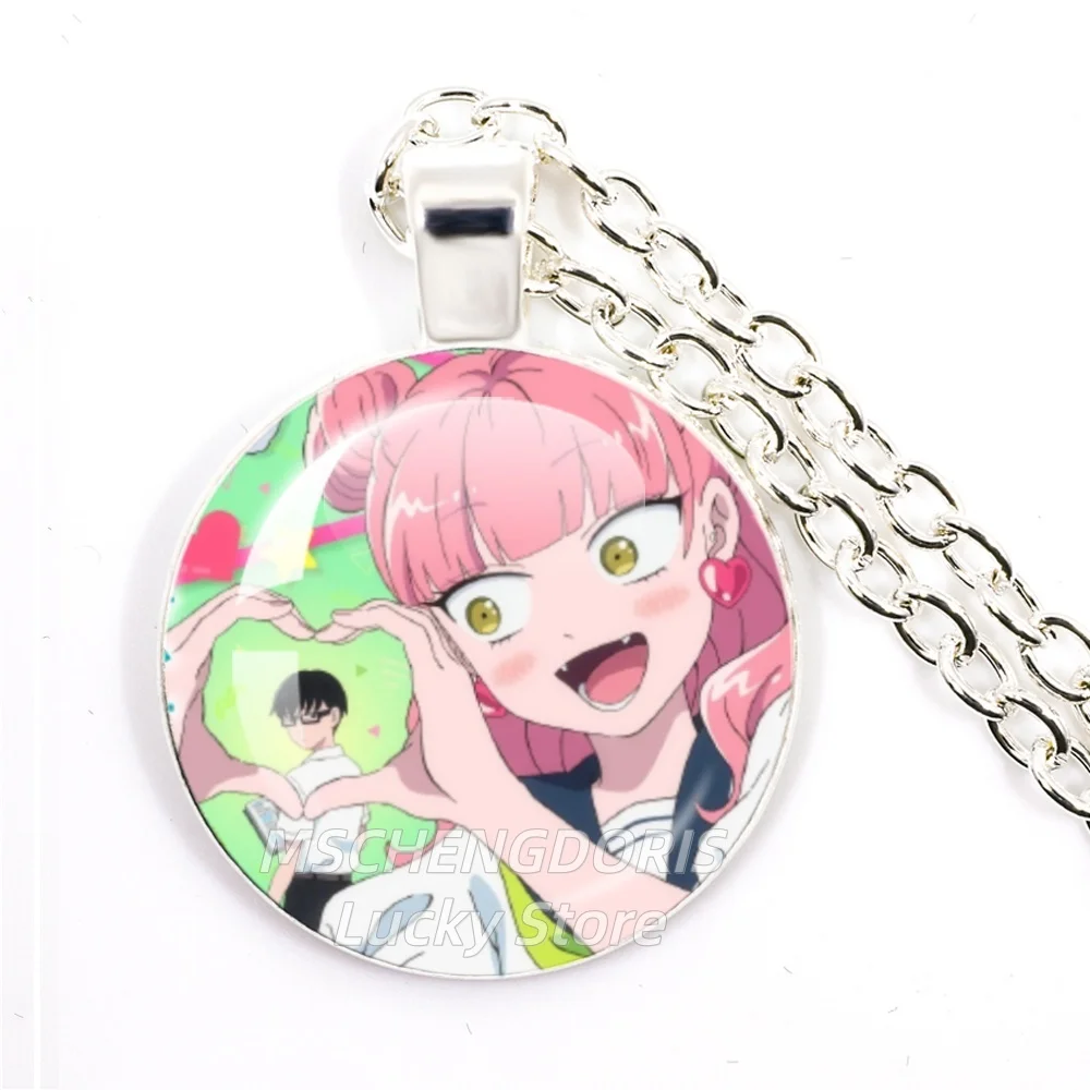 You And I Are Polar Opposites Characters Suzuki Art Necklace Glass Pendant Necklace Charm Jewelry Collect Accessories Gift