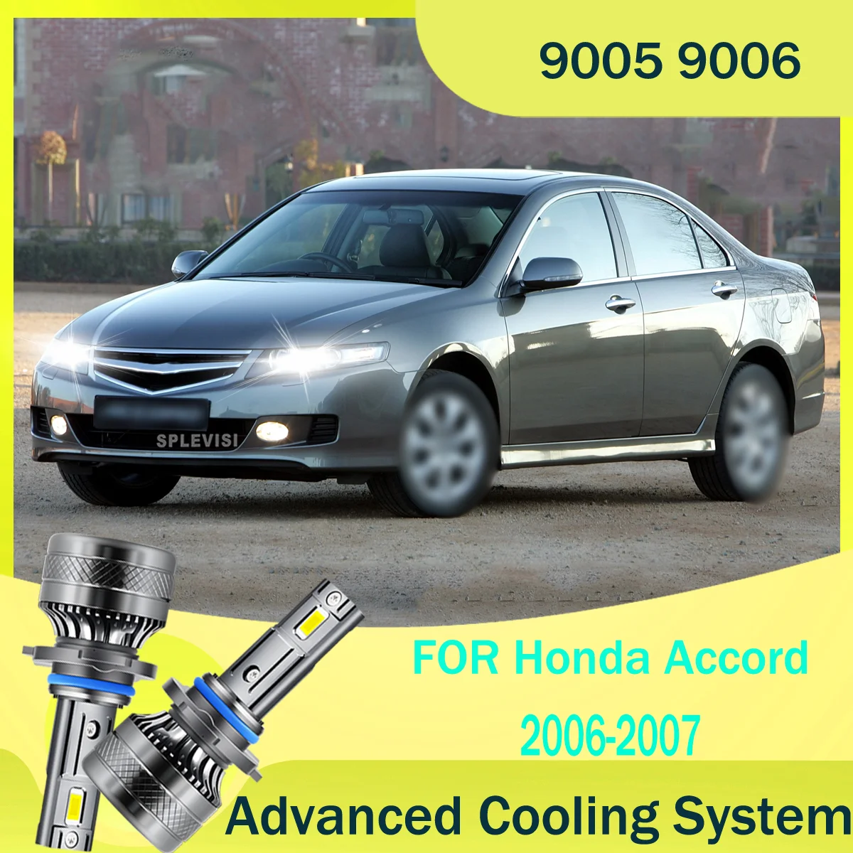 

Two-Year Warranty 9005 9006 Lamp Bulb Lights Headlamp High/Low Beam 6000K High Power easy to install For Honda Accord 2006-2007