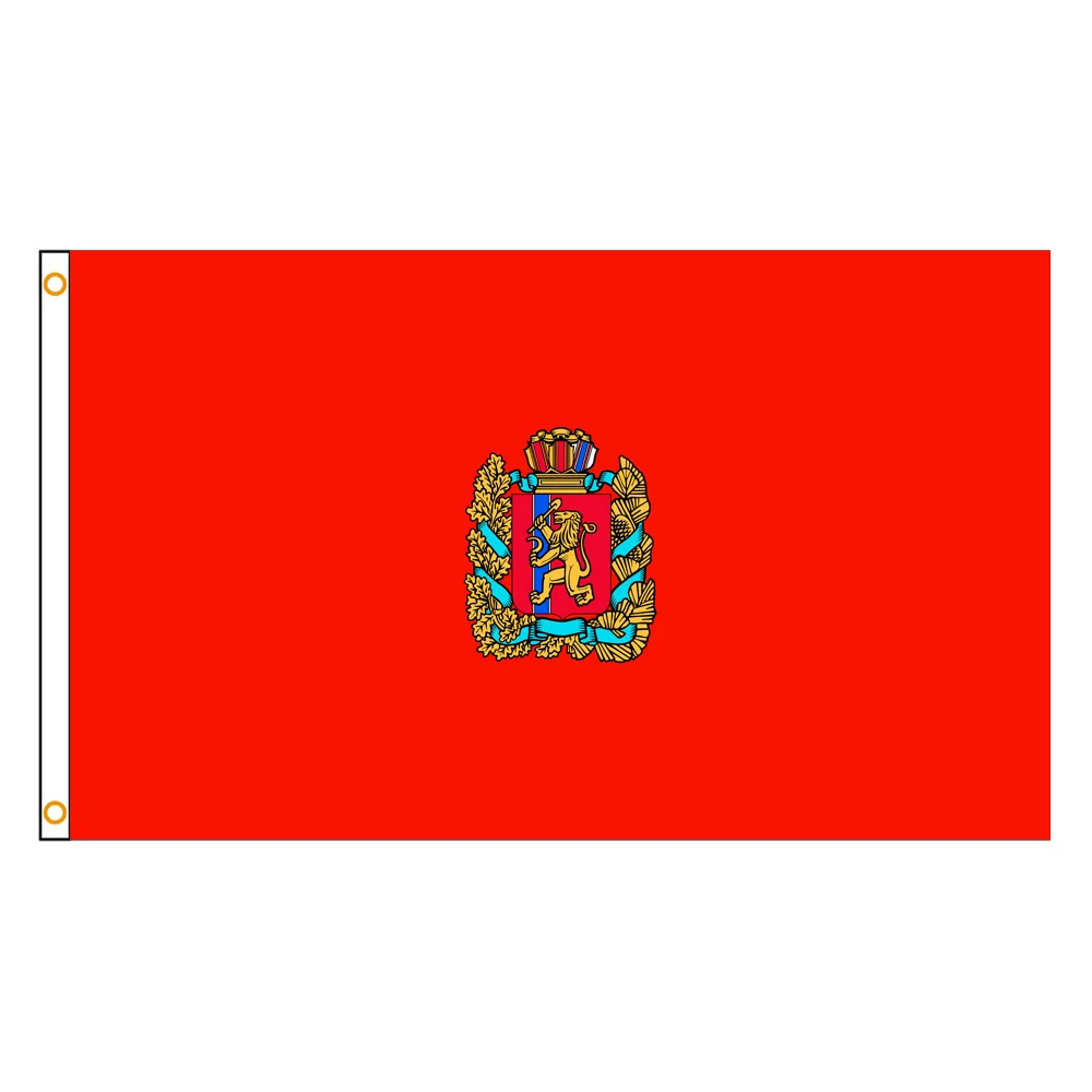 60×90 90x150 120×180CM Krasnoyarsk Krai Emblem Flag Polyester Printed Banner Tapestry For Decor