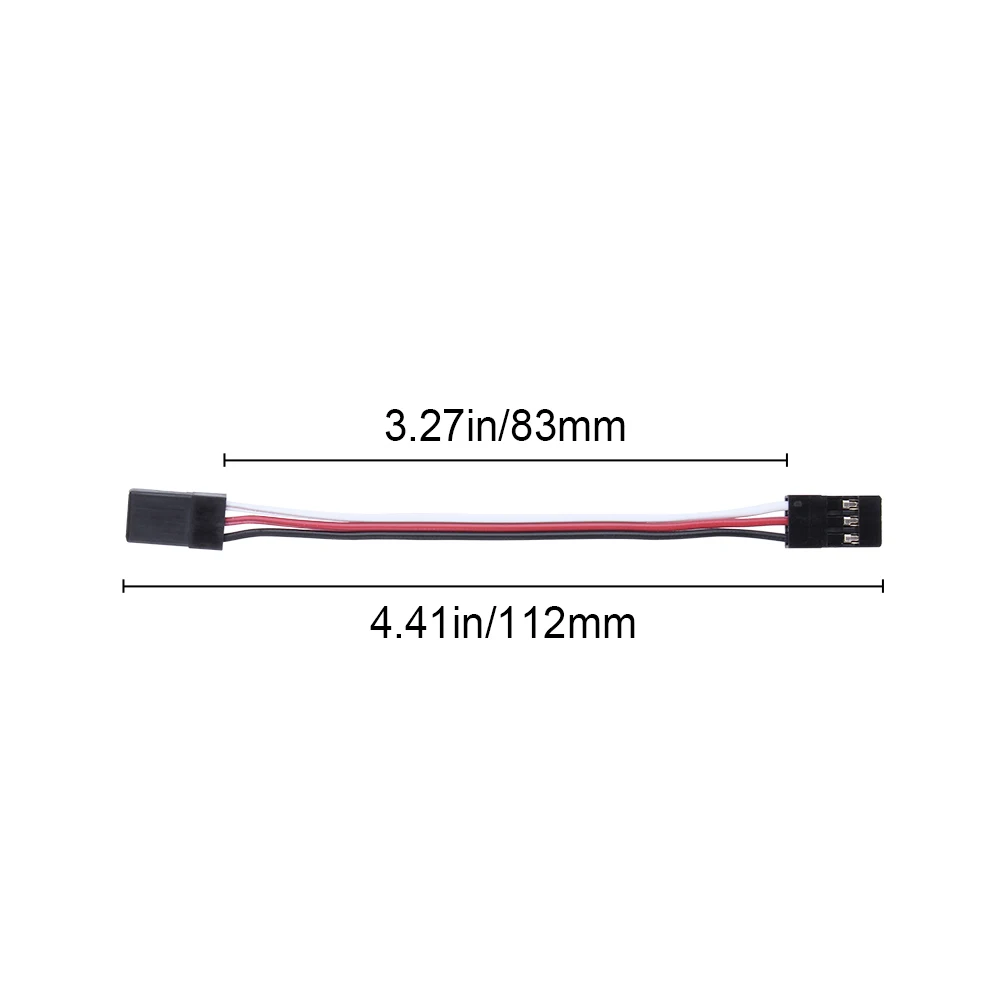 HobbyPark 10cm Male to Male Servo Extension Lead Wire Cable for KK MWC Control Board RC Servo Parts Accessories