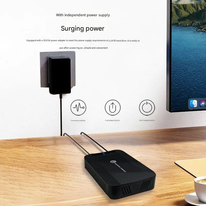 16TB 20TB External Hard Drive USB 3.0 Type-C HDD, Large Capacity Metal Case Desktop HDD for PC Laptop Android TV Phone Tablet Da