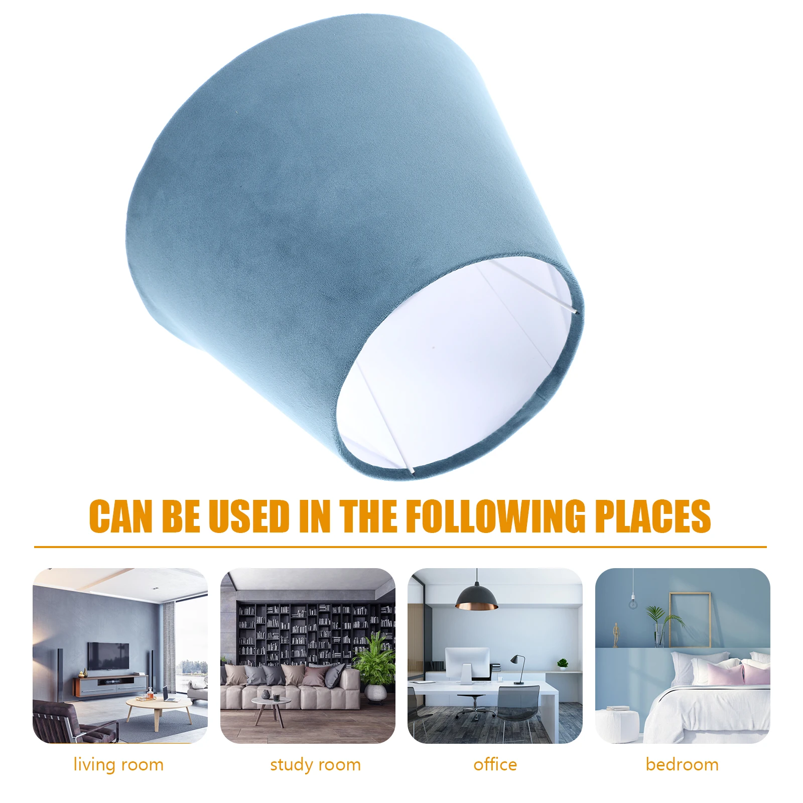 

Fabric Lampshade Table Floor Light Shades Modern Cloth Metal Warm Atmosphere Minimalist Easy Use Decorate Lamp Not Break Deform