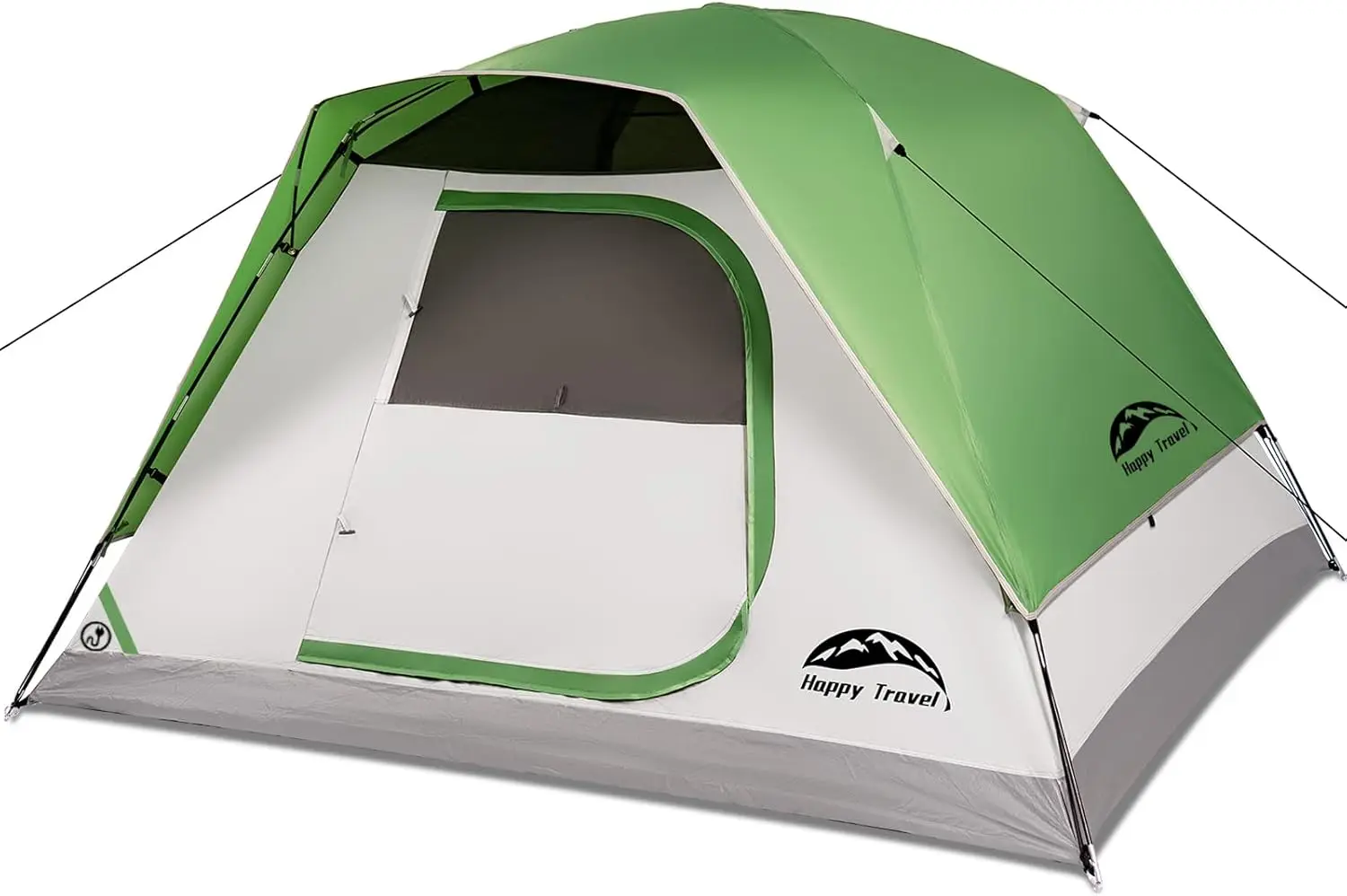 

4/6 Person Dome Tent, Waterproof & Easy Setup, Portable Family Camping Tent with Mesh Windows, 20% More Headroom
